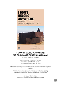 I Don't Belong Anywhere: The Cinema of Chantal Akerman press kit images