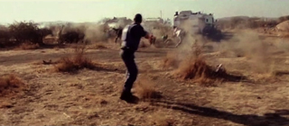 Miners Shot Down Trailer